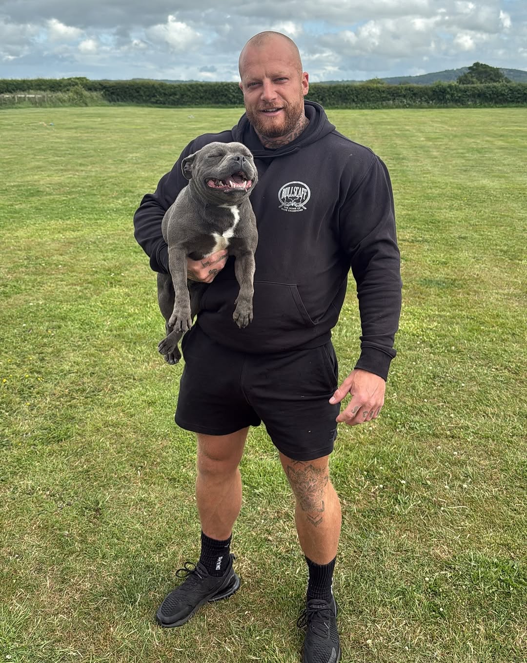 Happy Staffie family
