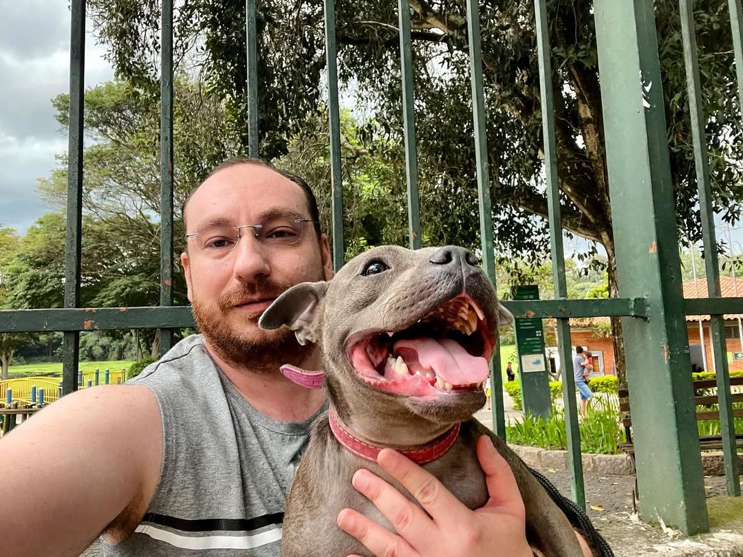 Happy Staffie family